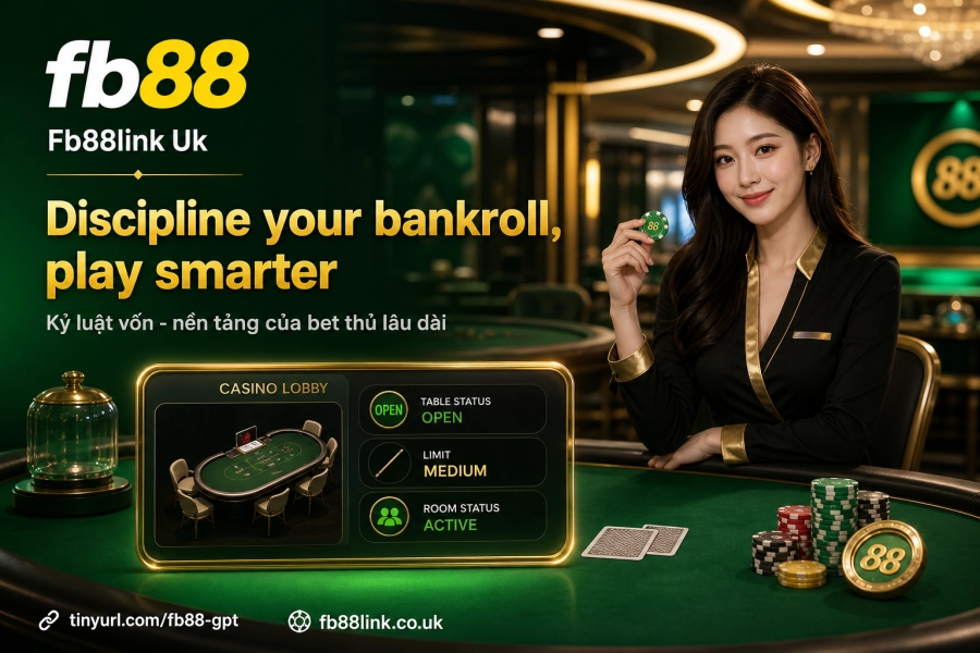 Quản lý vốn tâm lý chơi casino Fb88 chiến lược bet thủ hiệu quả