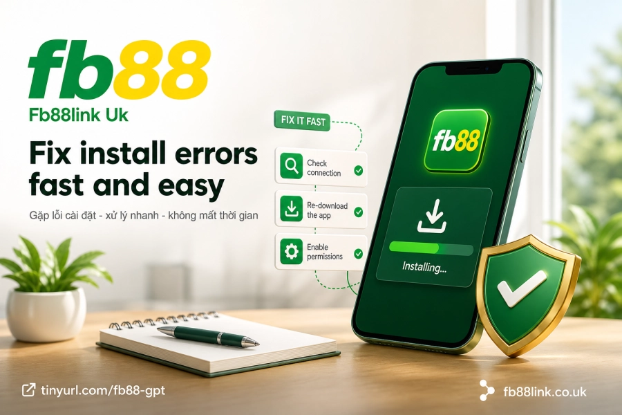 xử lý lỗi cài đặt app Fb88 Android iOS không tải được lag văng
